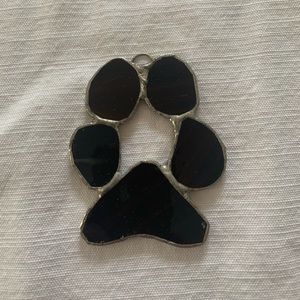 Stained Glass Paw Prints